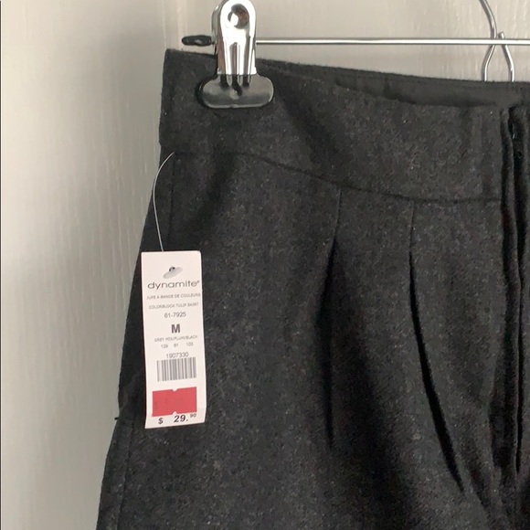 Brand new grey wool skirt - Picture 3 of 4